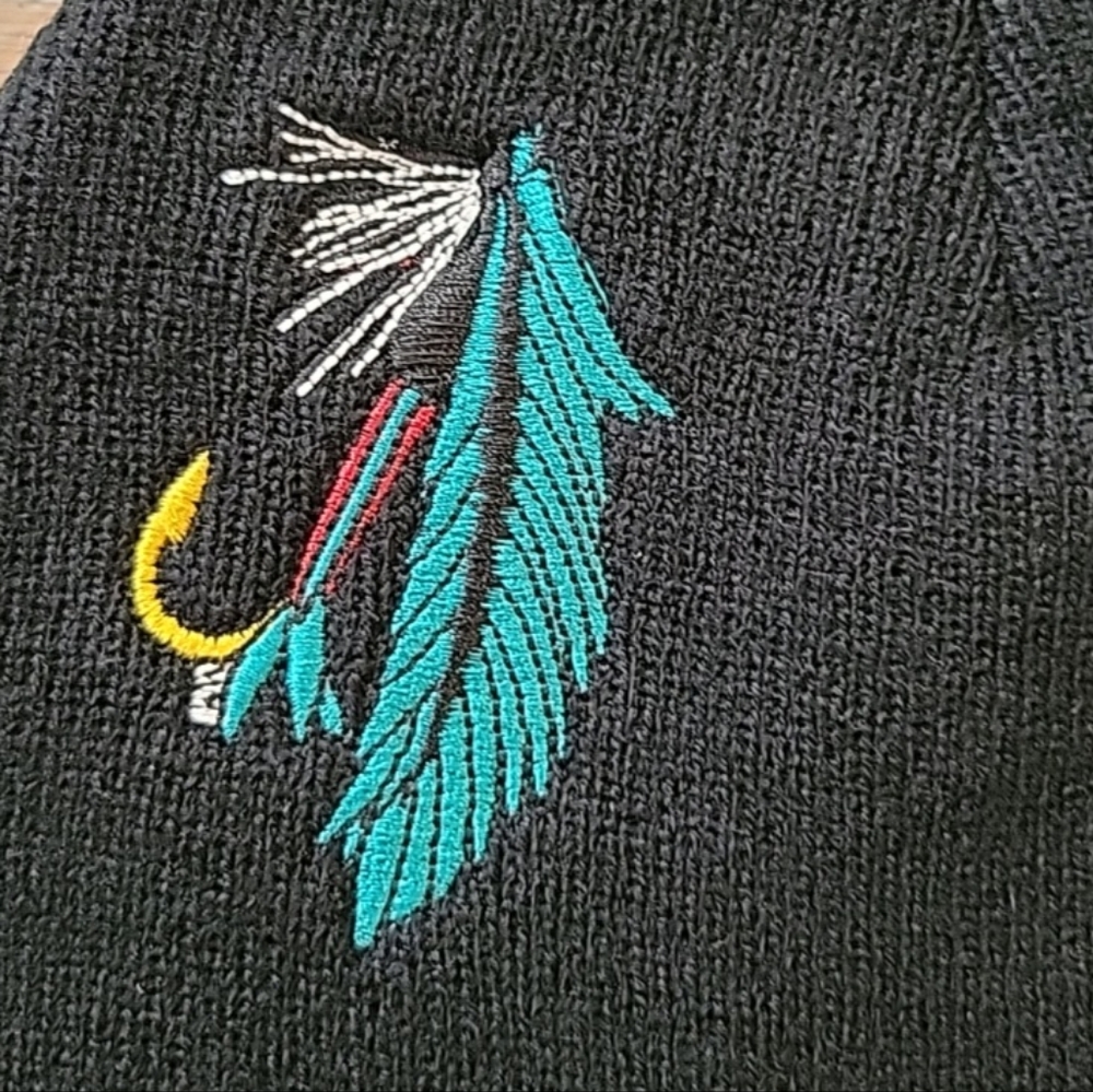 NIP Fishing Skull Cap Embroidered - Picture 6 of 7